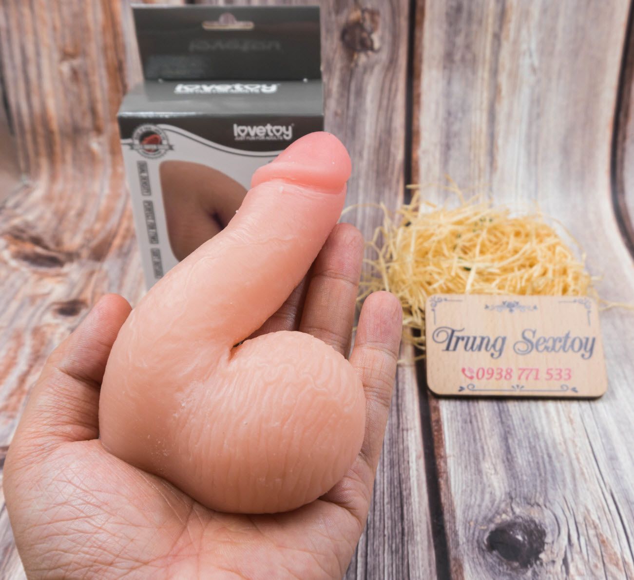 Lovetoy Dương Vật Giả Skin Like Độn Quần Cho Les Tự Nhiên