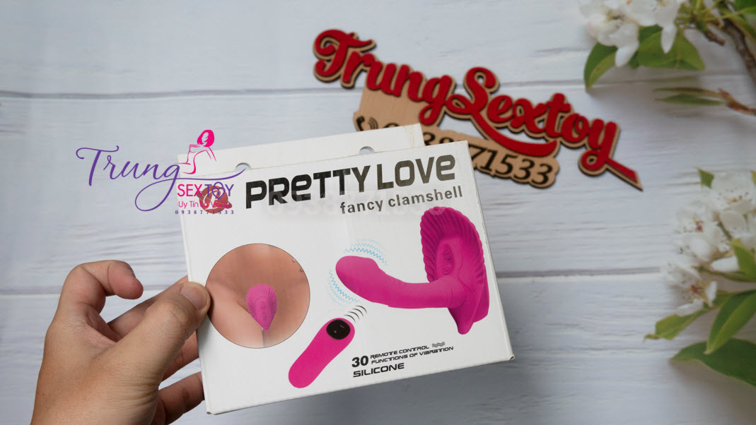 Dương Vật Giả Fancy Clamshell Điều Khiển Từ Xa Rung Mạnh Đa Chế Độ