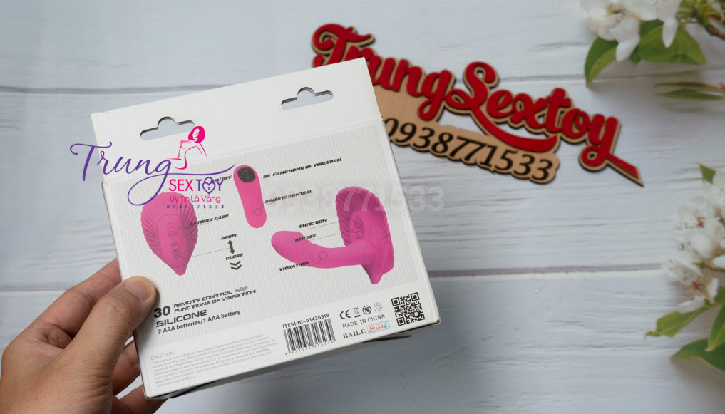Dương Vật Giả Fancy Clamshell Điều Khiển Từ Xa Rung Mạnh Đa Chế Độ