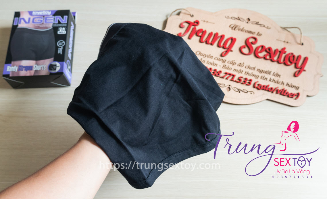 Quần short đeo dương vật unisex Lovetoy co giãn thoải mái Quần short đeo dương vật unisex Lovetoy co giãn thoải mái