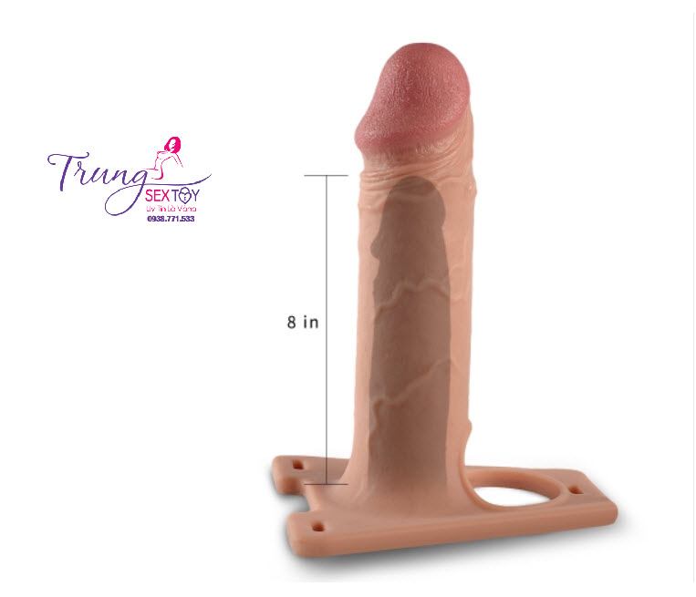 Lovetoy Hollow Strap-On Silicone Male Masturbator