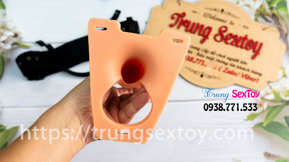 Lovetoy Hollow Strap-On Silicone Male Masturbator