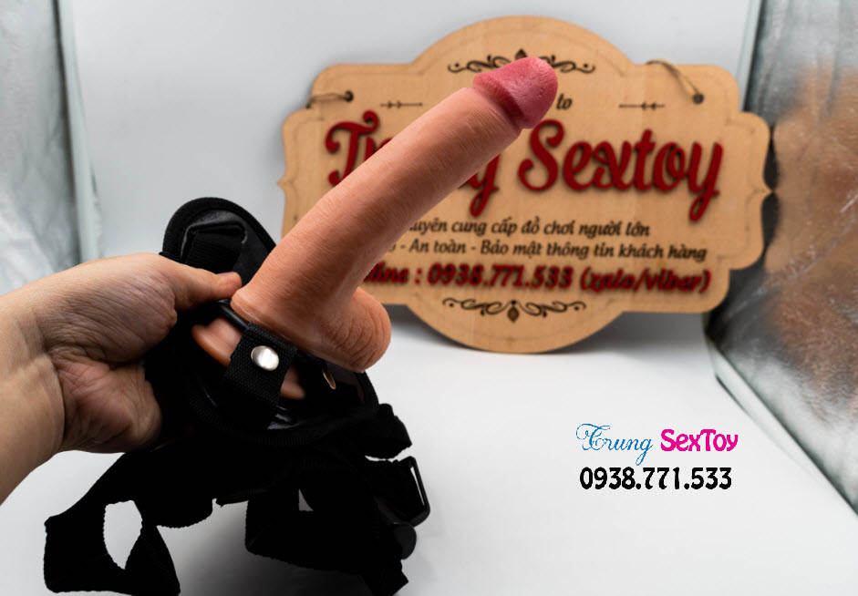 Dương vật giả dây đeo Lovetoy mềm mịn chân thực kích thích