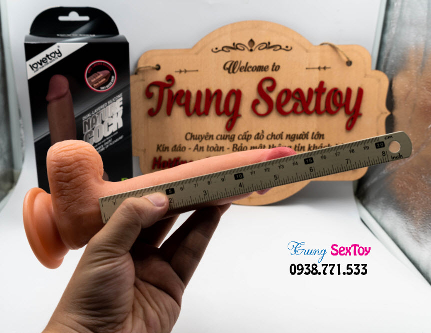 Dương vật giả dây đeo Lovetoy mềm mịn chân thực kích thích