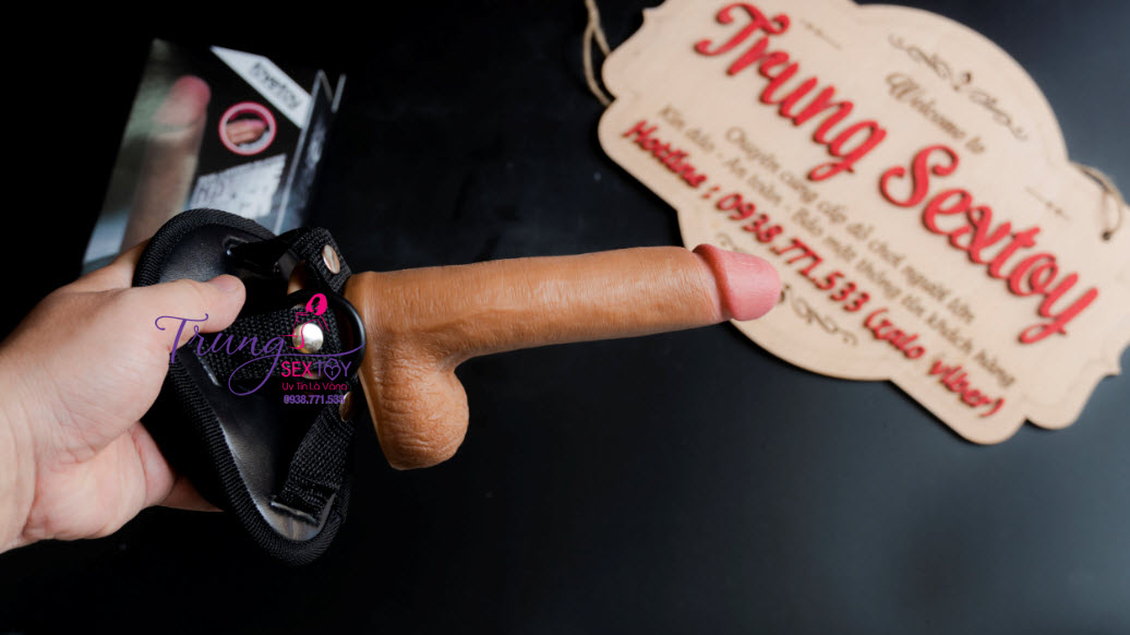 Dương vật giả dây đeo Lovetoy mềm mịn chân thực kích thích