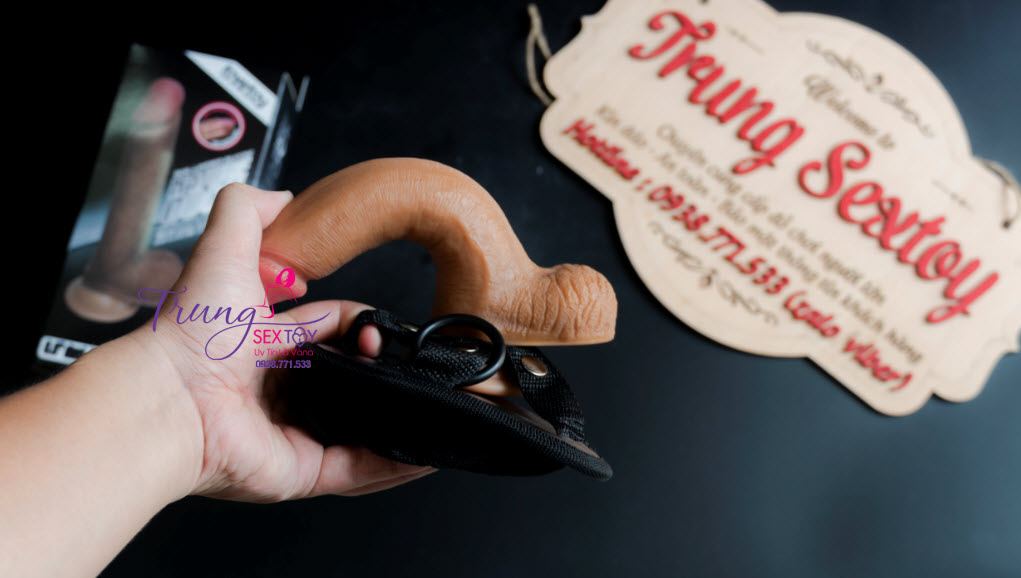 Dương vật giả dây đeo Lovetoy mềm mịn chân thực kích thích