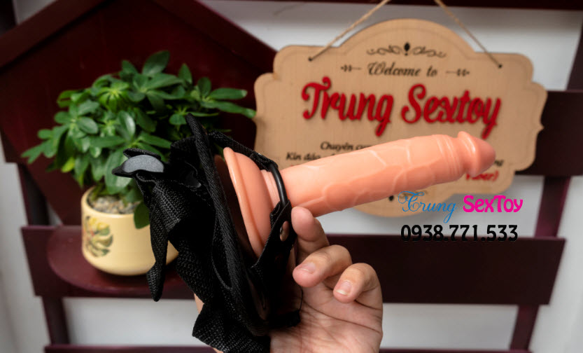 Realistic Strap-On Dildo Soft Silicon Les Toy
