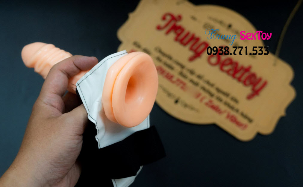 Dương vật giả rỗng ruột rung bi Lybaile 21cm chất liệu ABS