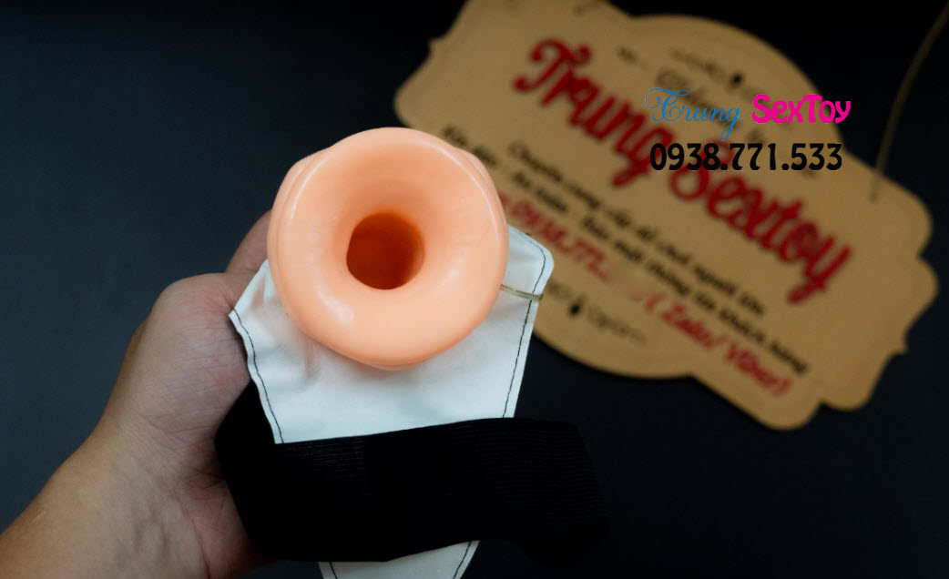 Dương vật giả rỗng ruột rung bi Lybaile 21cm chất liệu ABS
