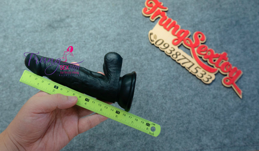 Cu Giả Dây Đen Cho Les 11x3cm - Đồ Chơi Tình Dục Cao Cấp Kích Thích