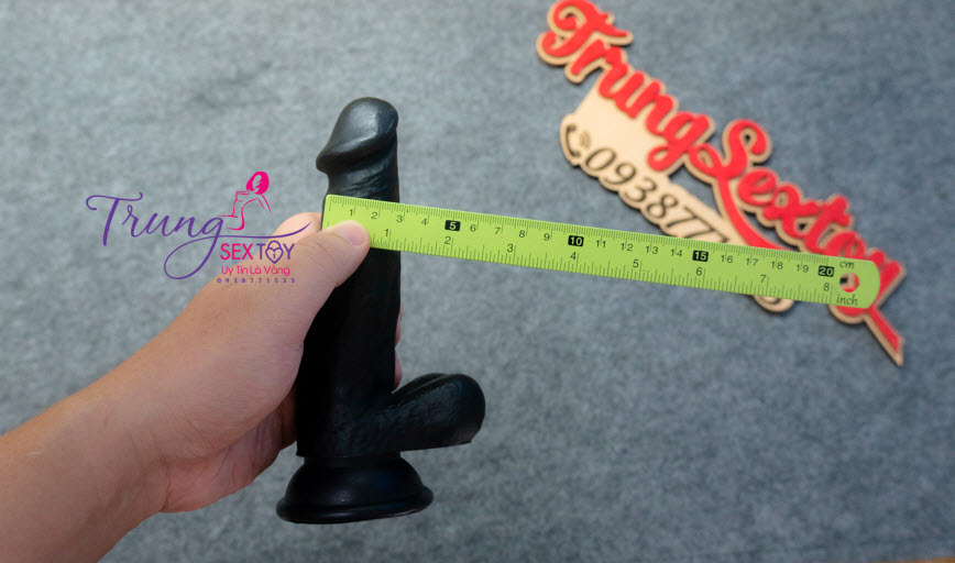 Cu Giả Dây Đen Cho Les 11x3cm - Đồ Chơi Tình Dục Cao Cấp Kích Thích