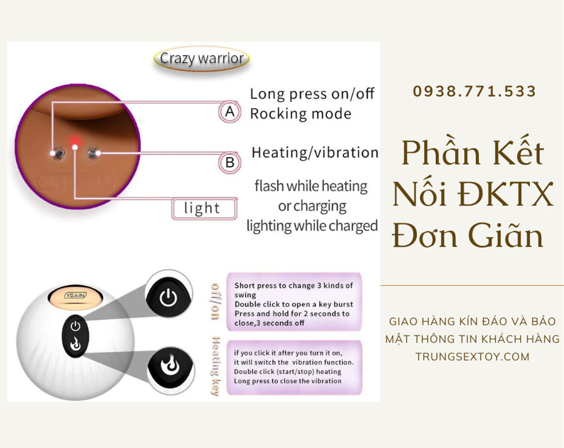 Máy Rung Que Yeain Silicone Mềm Mại Cho Phụ Nữ Hưng Phấn Tối Đa