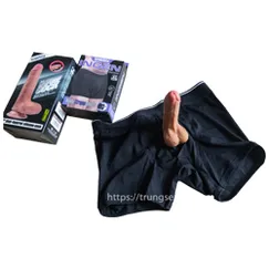 Combo sextoy Lesbian quần cotton + dương vật giả co giãn tốt 