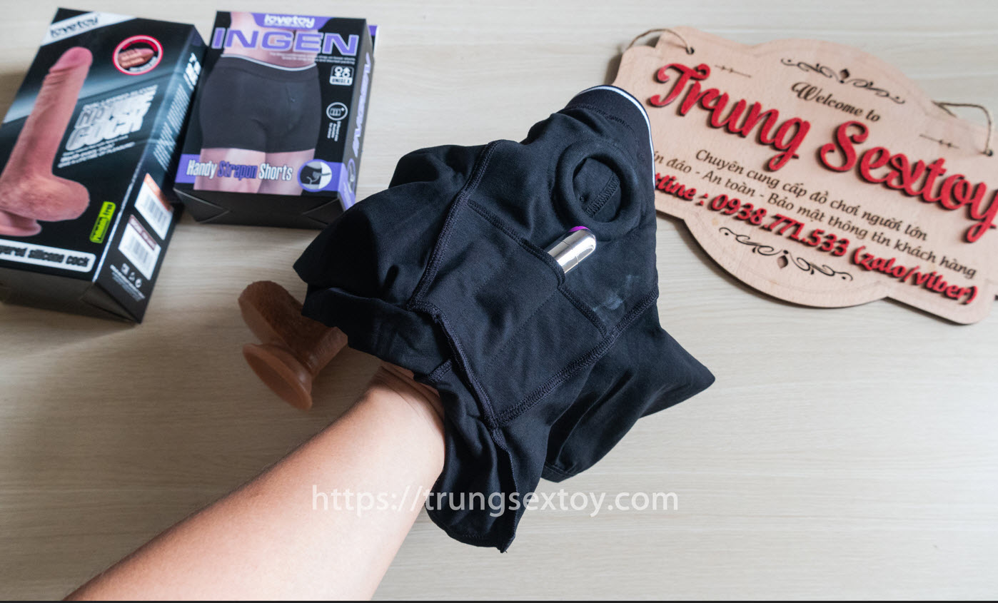 Combo Sextoy Lesbian Quần Cotton Tăng Khoái Cảm Dương Vật