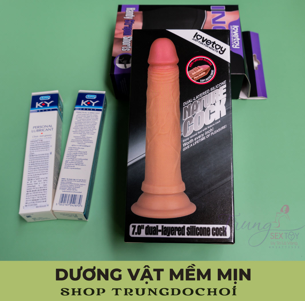 Lovetoy Les Flexible Silicone Strap-On Dual Pleasure Toy