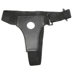 Phụ Kiện Dây Đeo Mini Da PU Đen Gắn Dương Vật Giả Bảo Mật Thông Tin 