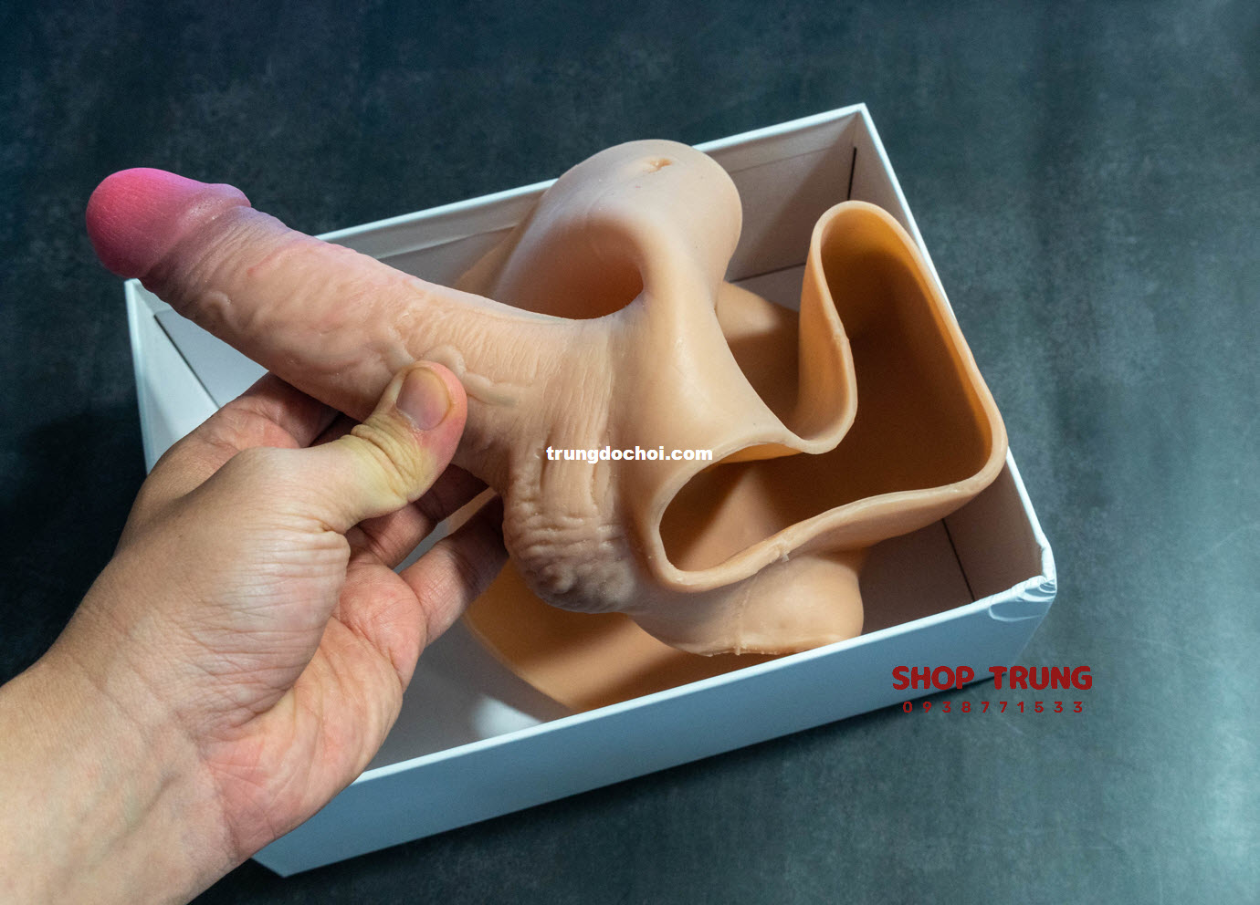 Dương vật giả silicon rung liền quần món quà hạnh phúc tuyệt vời