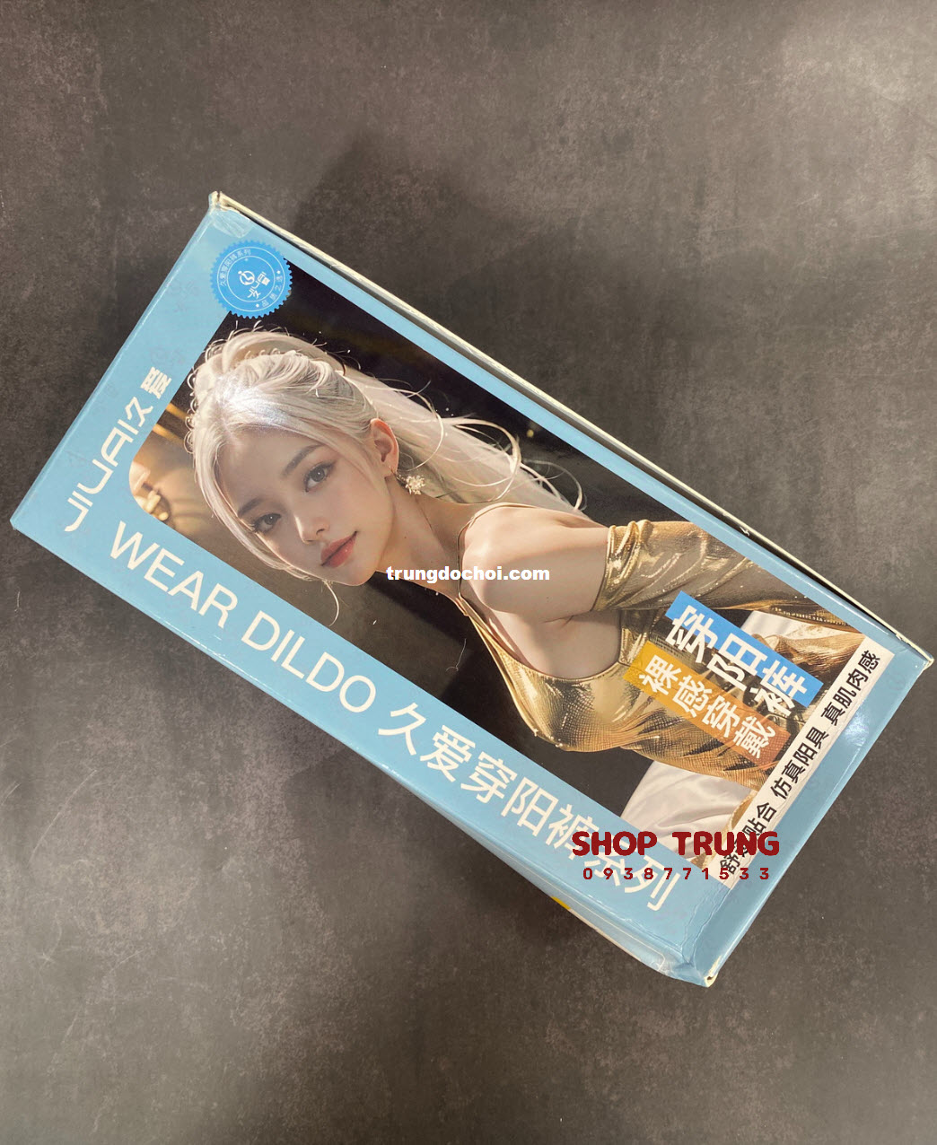 Quần đùi silicon dương vật giả mini cho Les lần đầu