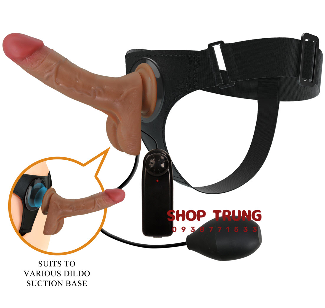 Dương Vật Giả Dây Đeo Pretty Love 3in1 Rung Bắn Tinh Siêu Phê