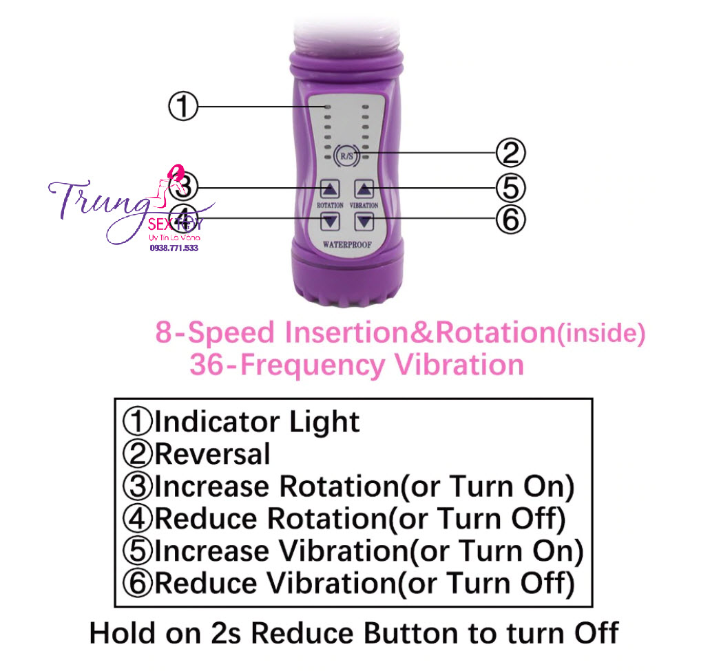 Dương vật giả rung thụt cao cấp đồ chơi tình dục nữ siêu mượt