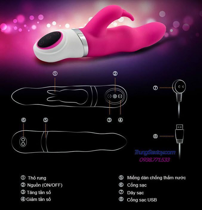 Dương vật giả Easy Love Doreen - Tăng khoái cảm, cực phê