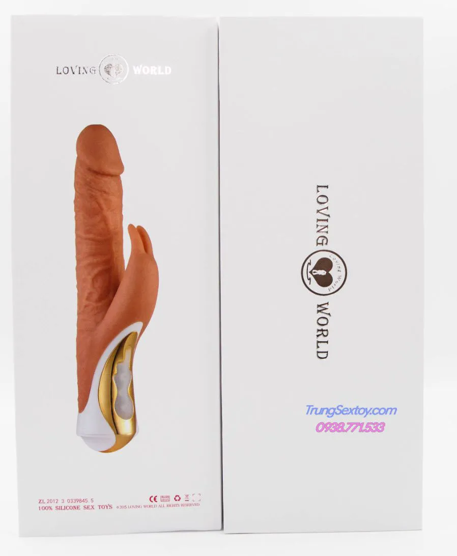 Loving World sextoy rung siêu ngoáy 10 chế độ silicon mềm mịn