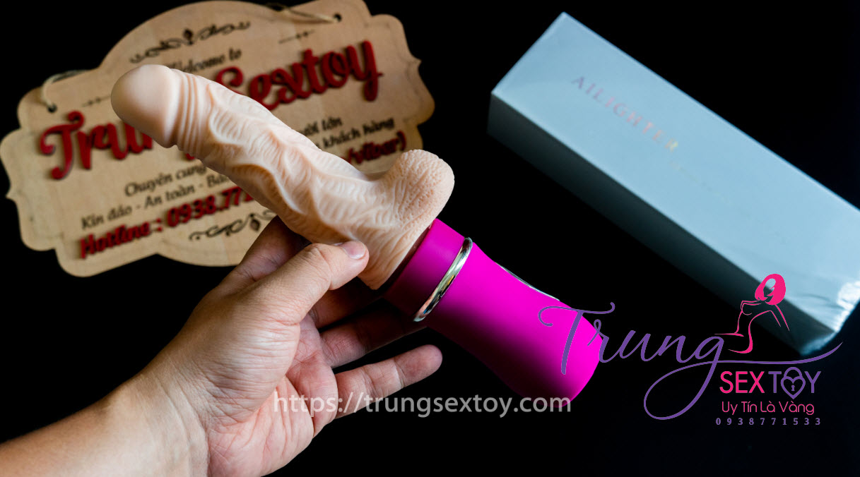 Dương Vật Giả Ailighter Rung Thụt Tự Động Cực Đã Silicone Như Thật