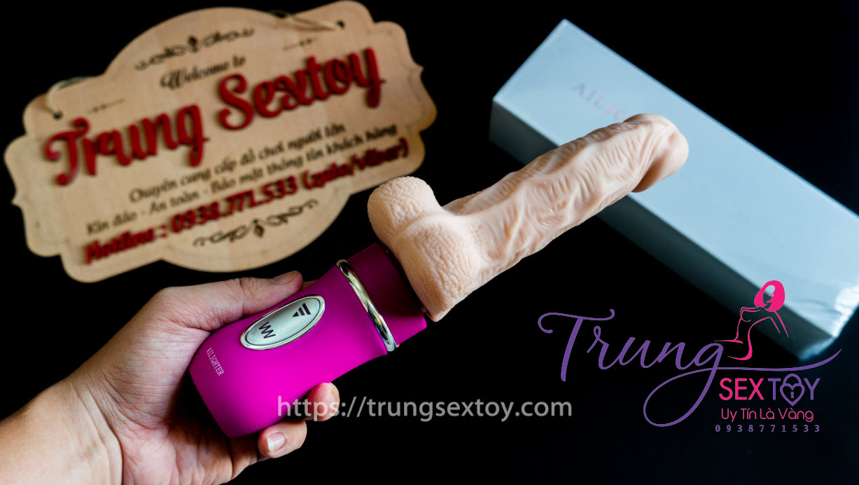 Dương Vật Giả Ailighter Rung Thụt Tự Động Cực Đã Silicone Như Thật