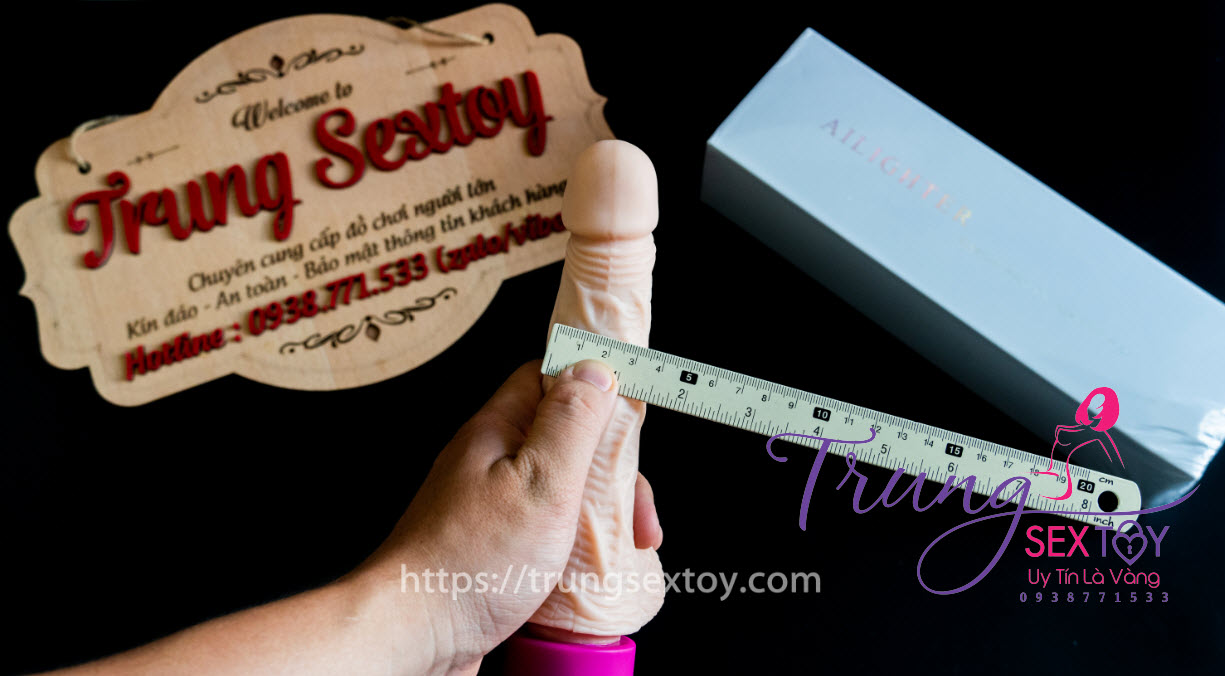 Dương Vật Giả Ailighter Rung Thụt Tự Động Cực Đã Silicone Như Thật