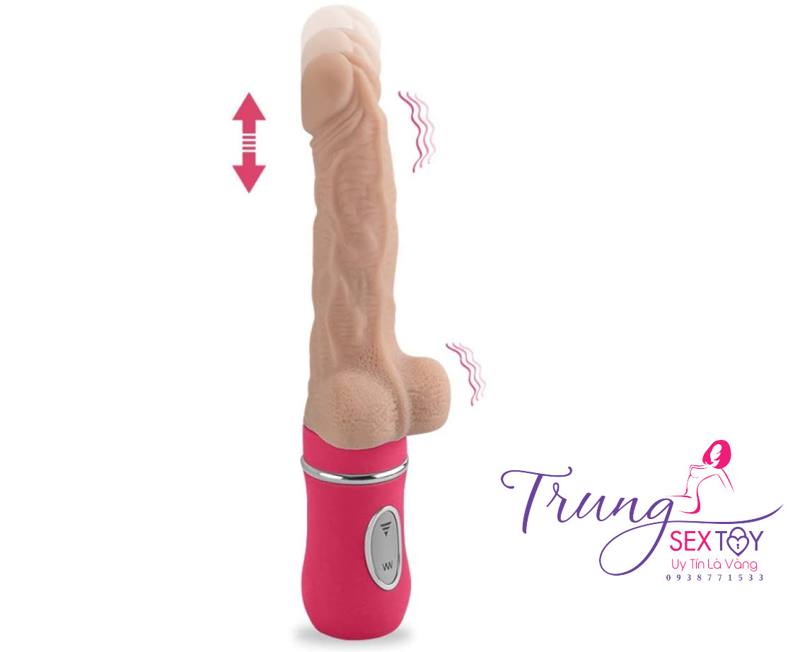 Dương Vật Giả Ailighter Rung Thụt Tự Động Cực Đã Silicone Như Thật