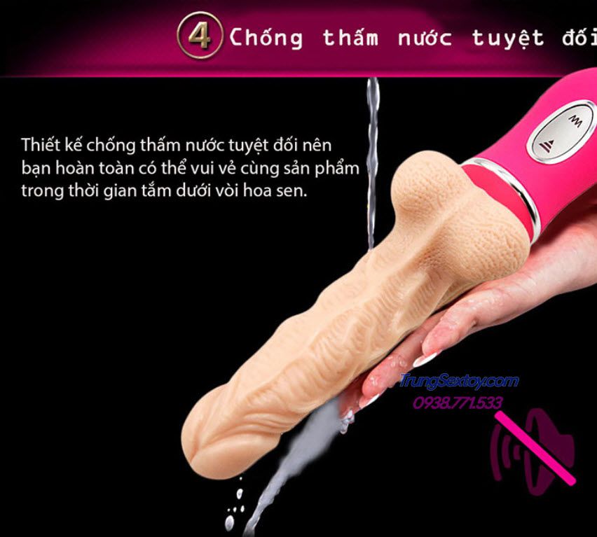 Dương Vật Giả Ailighter Rung Thụt Tự Động Cực Đã Silicone Như Thật