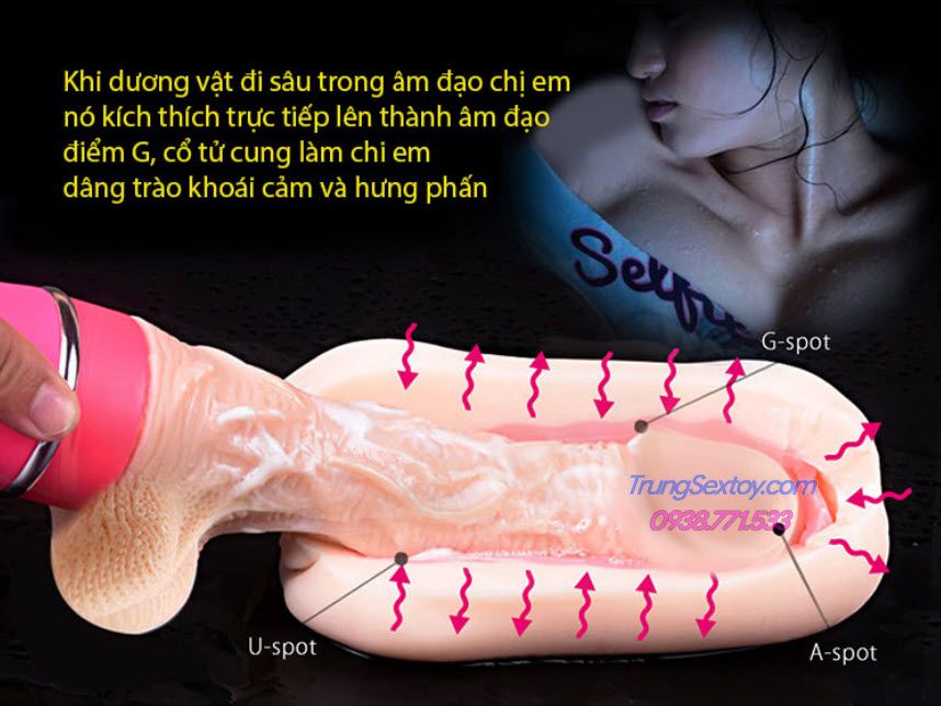 Dương Vật Giả Ailighter Rung Thụt Tự Động Cực Đã Silicone Như Thật
