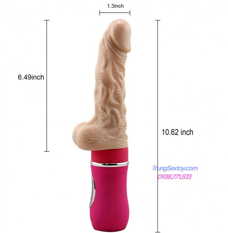 Dương Vật Giả Ailighter Rung Thụt Tự Động Cực Đã Silicone Như Thật