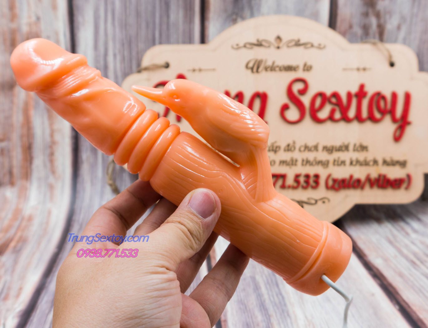 Dương vật giả rung ngoáy, siêu mạnh, kích thích cực đỉnh