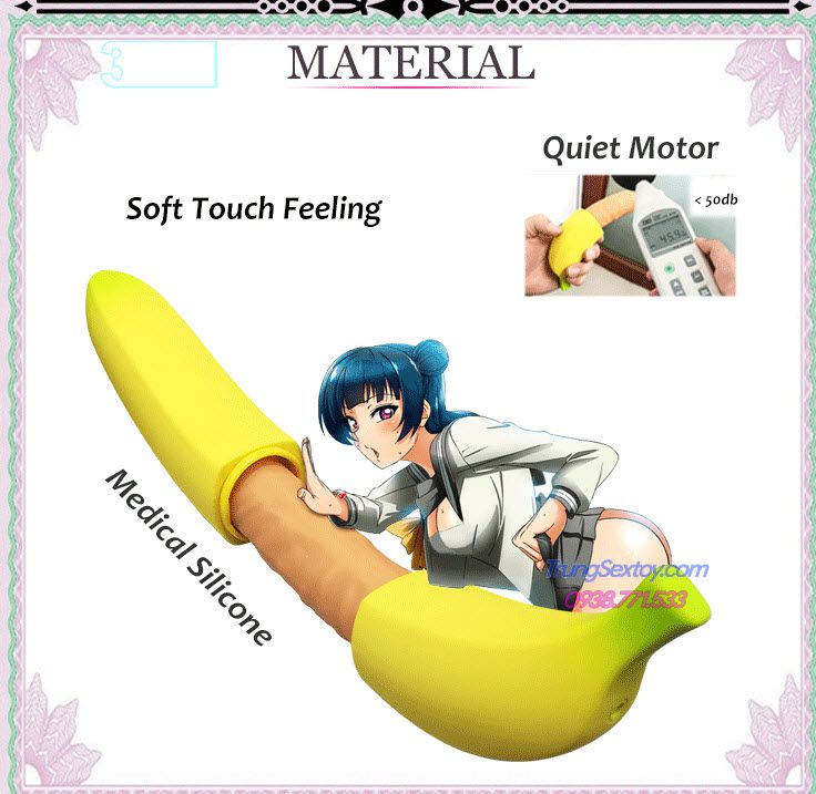 Dương vật giả trái chuối độc đáo hấp dẫn tăng khoái cảm