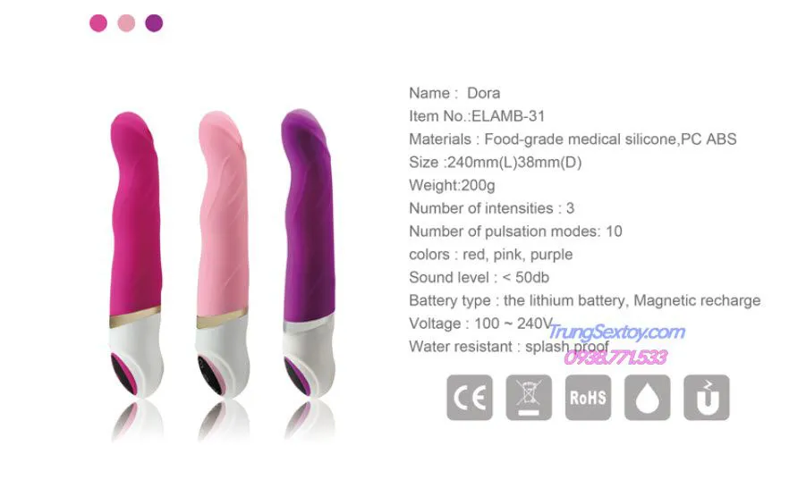 Dương Vật Giả Dora Easy Love Cao Cấp Rung Thụt Mạnh Mẽ