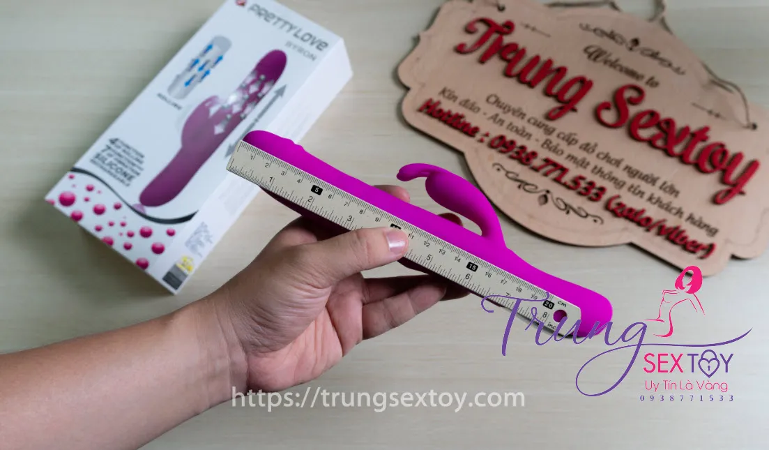 Pretty Love Byron Dương Vật Giả Sạc Pin ABS Silicon Cao Cấp