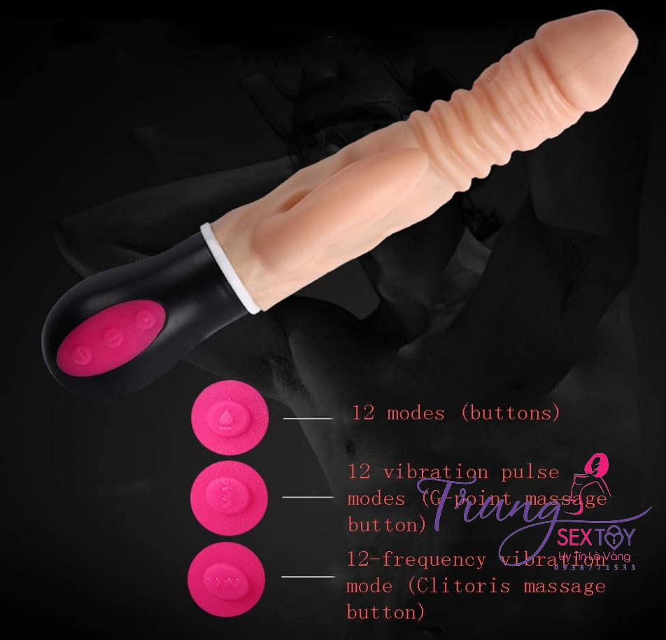 Dương vật giả Flexible Bending rung nhiệt kích thích thăng hoa tình dục