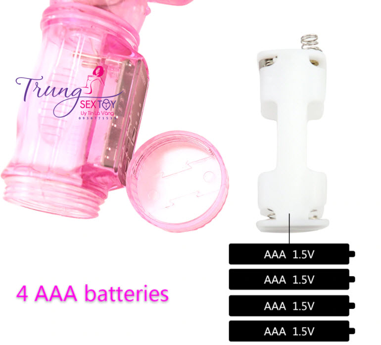 Máy Rung Dương Vật Giả Thụt Xoay Tăng Khoái Cảm Nữ 3 Lần