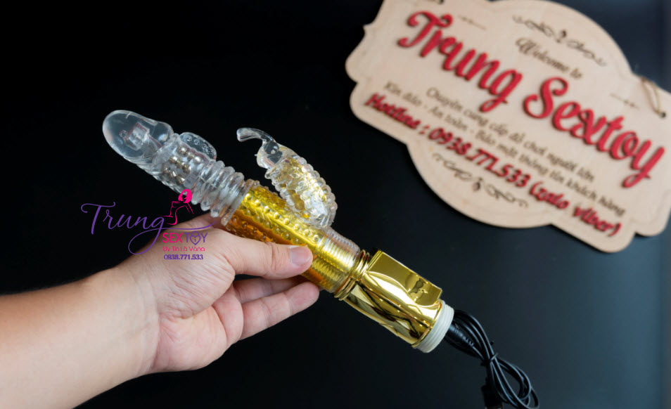 Máy Rung Thụt Cầm Tay Dương Vật Giả Hấp Dẫn Cho Nữ