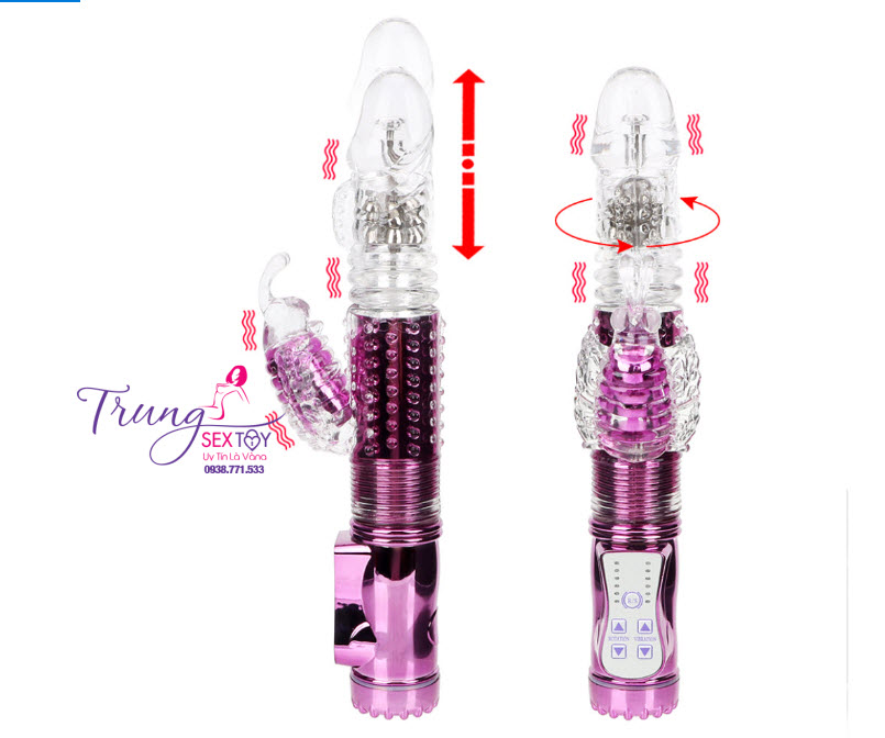 Máy Rung Thụt Cầm Tay Dương Vật Giả Hấp Dẫn Cho Nữ