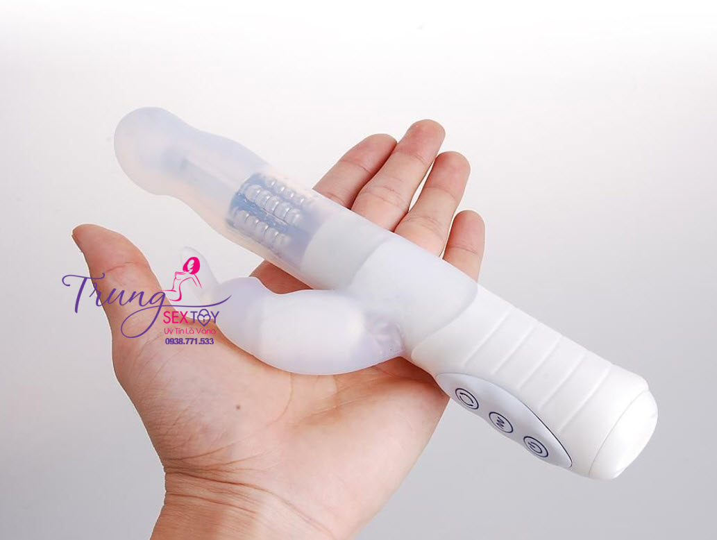 Dương Vật Giả Trắng Rung Xoay Cao Cấp Kích Thích Mạnh Mẽ