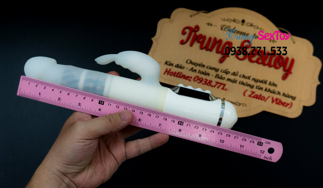 Dương Vật Giả Trắng Rung Xoay Cao Cấp Kích Thích Mạnh Mẽ