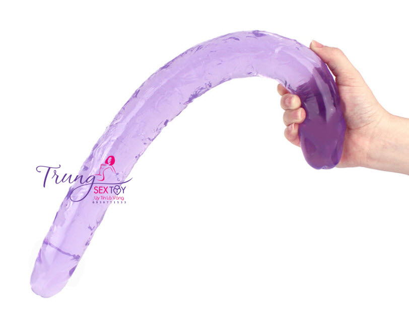 Dương vật giả hai đầu cao cấp dành cho les thỏa mãn kích thích