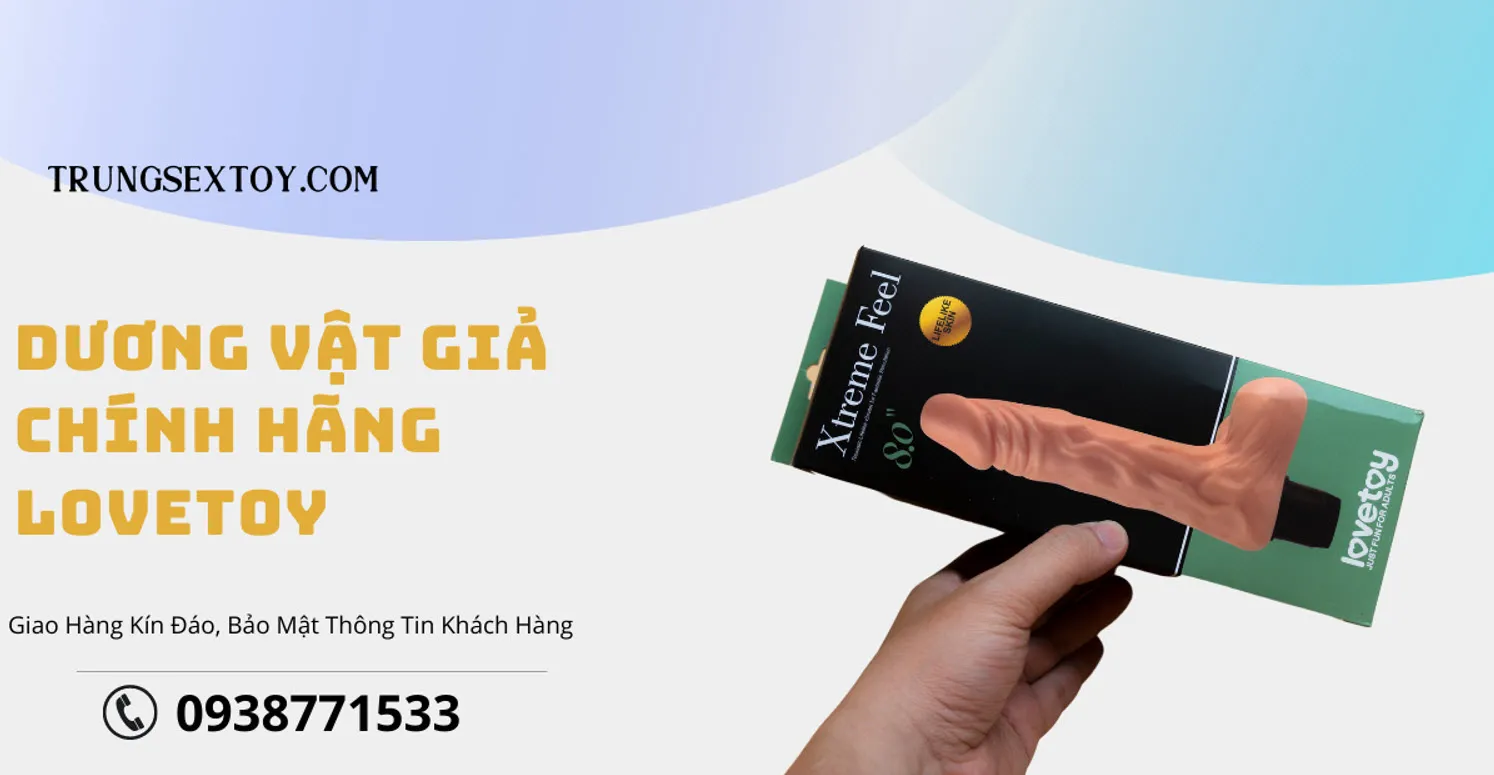 Dương Vật Giả Lovetoy Feel 8 Inch Kích Thích Điểm G Tối Đa Nữ Giới