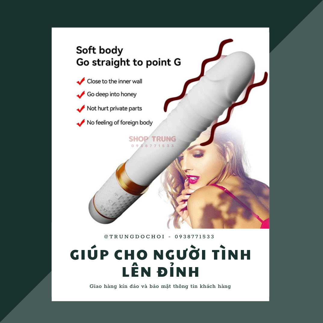 Dương Vật Giả Yeain Mini 2 Trong 1 Rung Thụt Bú Mút Kích Thích