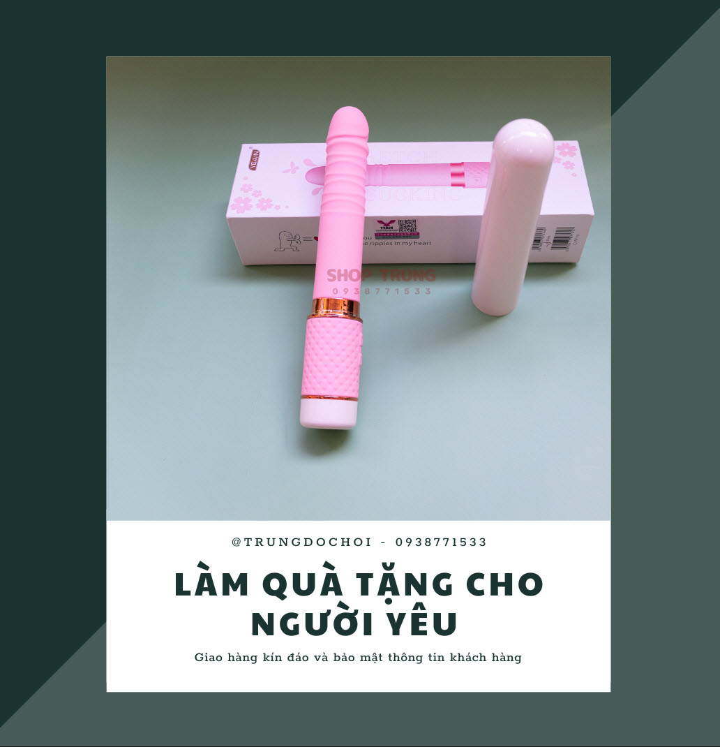 Dương Vật Giả Yeain 2 Trong 1 Rung Thụt Bú Mút Mini Siêu Thật