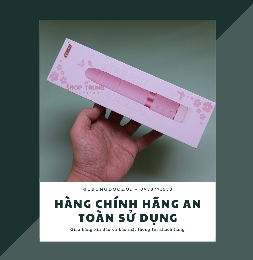 Dương Vật Giả Yeain Rung Thụt Mini 2 Trong 1 Kích Thích