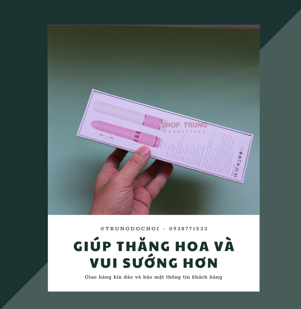 Dương Vật Giả Yeain Rung Thụt Mini 2 Trong 1 Kích Thích