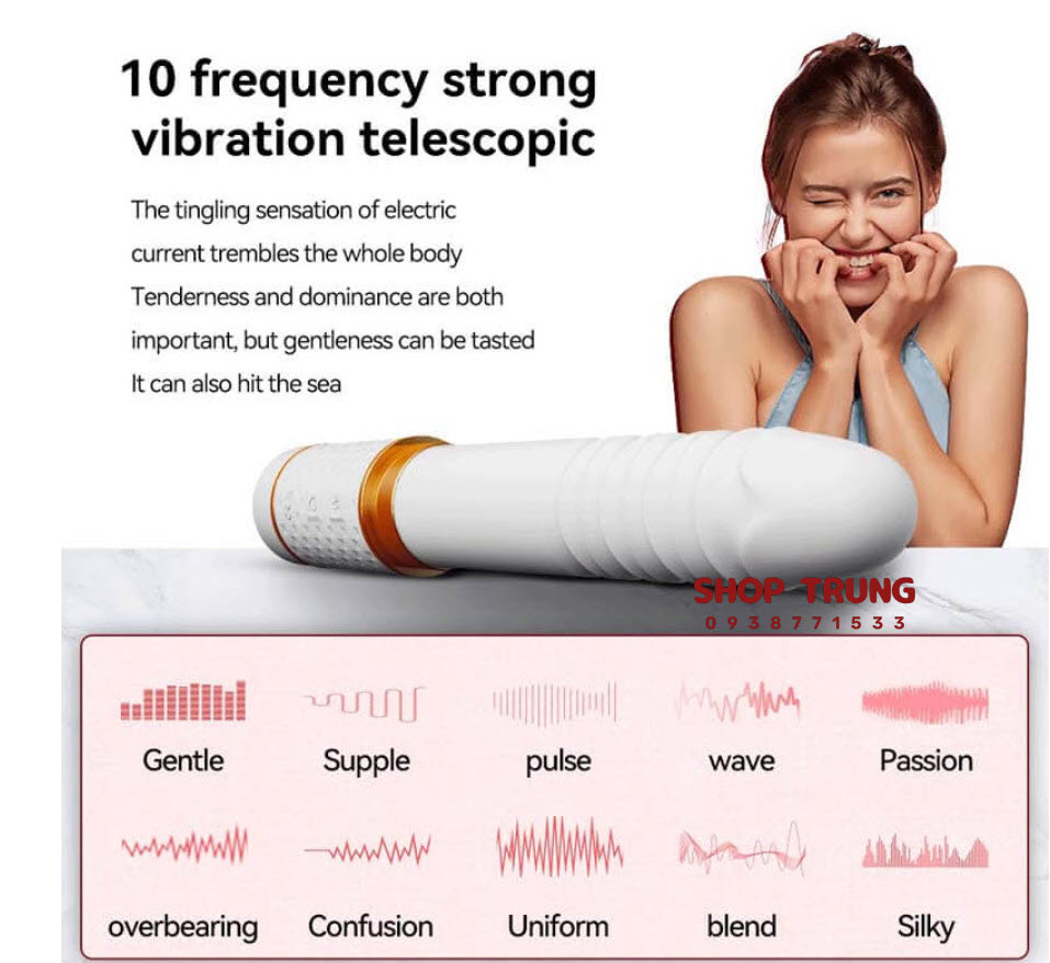 Dương Vật Giả Yeain Mini 2 Trong 1 Rung Thụt Bú Mút Kích Thích